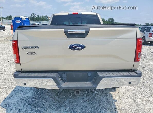 1FTEX1CP0HFC79264 2017 FORD F150 Желто-коричневый Вид сзади
