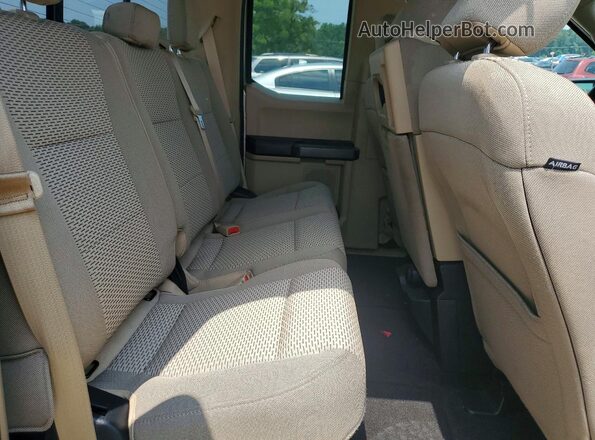 1FTEX1CP0HFC79264 2017 FORD F150 Желто-коричневый Вид задних сидений