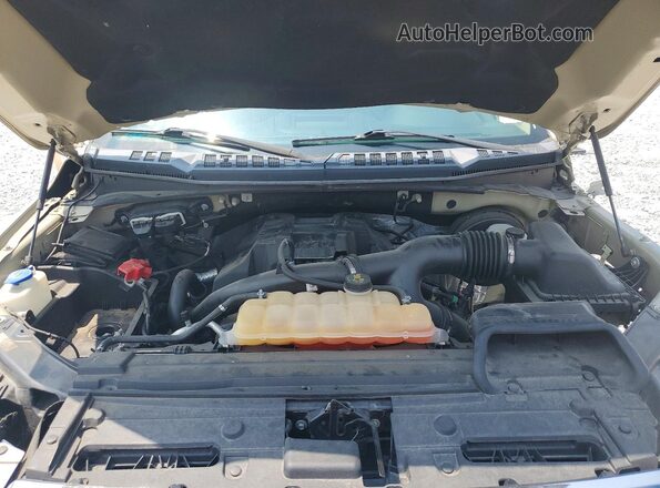 1FTEX1CP0HFC79264 2017 FORD F150 Желто-коричневый Вид задней части салона