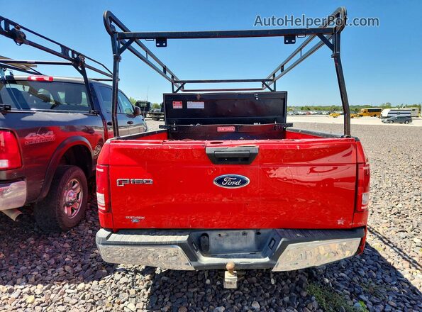 1FTEX1CP1HKC80205 2017 FORD F150 Красный Вид сзади