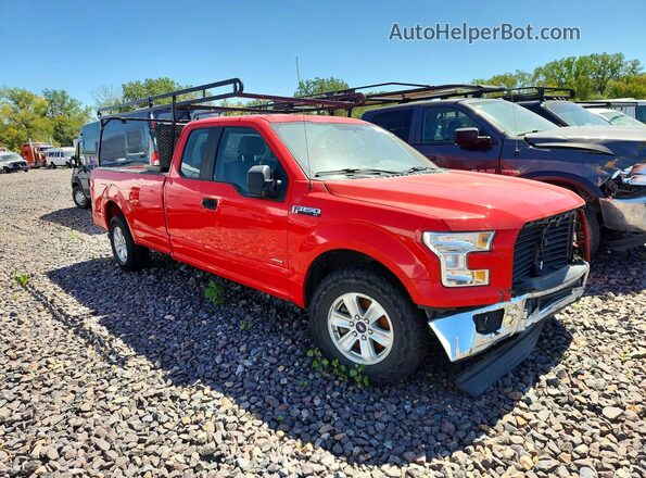 1FTEX1CP1HKC80205 2017 FORD F150 Красный Передняя правая четверть