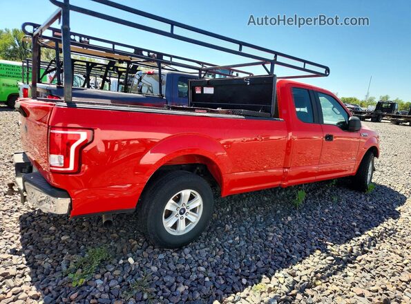 1FTEX1CP1HKC80205 2017 FORD F150 Красный Задняя правая четверть