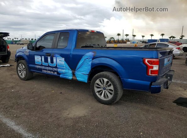 1FTEX1CP1JKE34921 2018 FORD F150 Синий Задняя левая четверть
