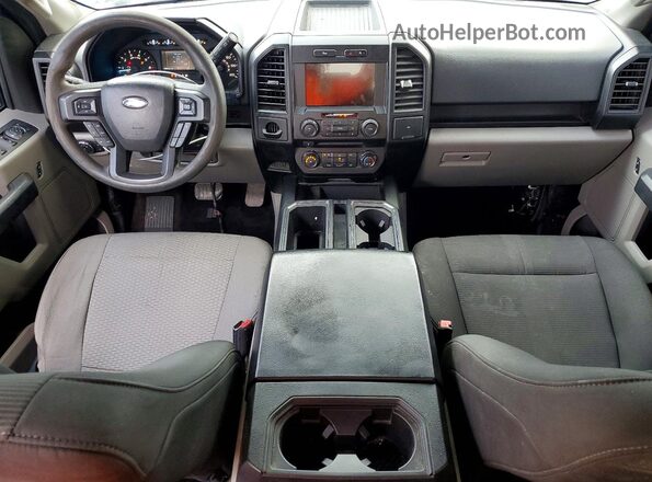 1FTEX1CP1JKE34921 2018 FORD F150 Синий Вид панели приборов