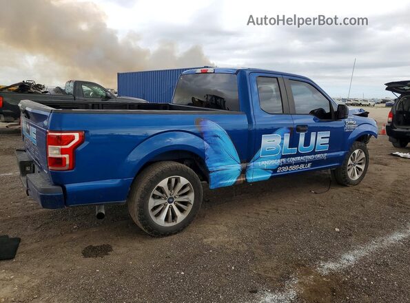 1FTEX1CP1JKE34921 2018 FORD F150 Синий Задняя правая четверть