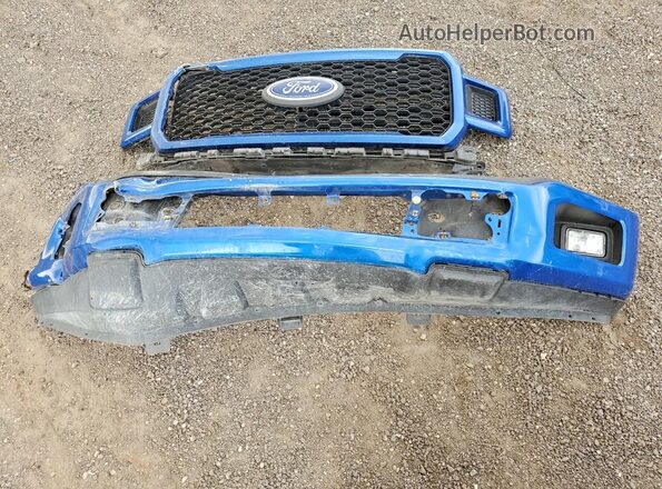 1FTEX1CP1JKE34921 2018 FORD F150 Синий Вид подкапотного пространства
