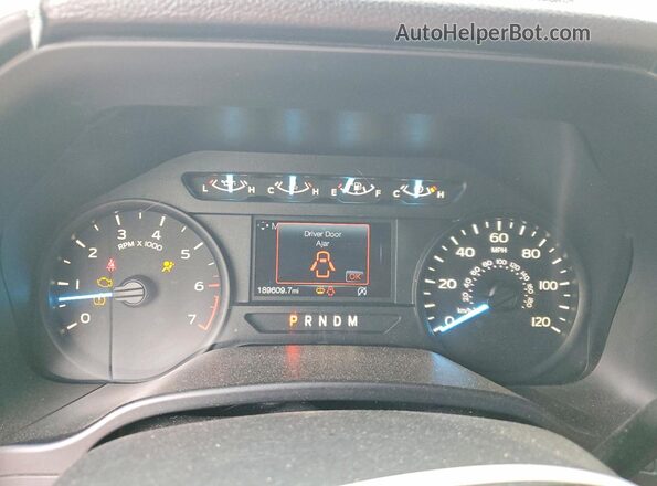1FTEX1CP1JKE34921 2018 FORD F150 Синий Вид щитка приборов