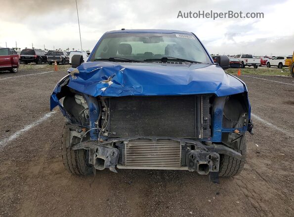 1FTEX1CP1JKE34921 2018 FORD F150 Синий Вид спереди
