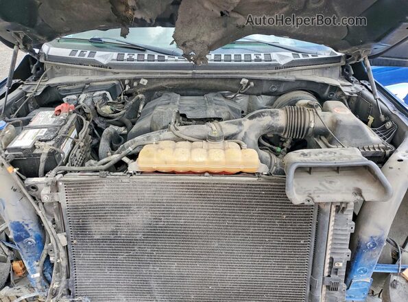 1FTEX1CP1JKE34921 2018 FORD F150 Синий Вид задней части салона