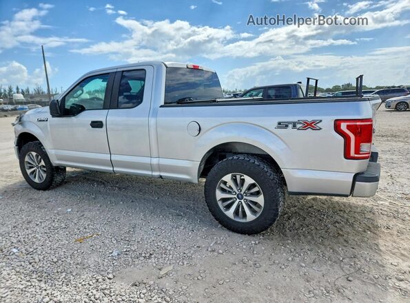 1FTEX1CP6HFA64472 2017 FORD F150 Silver Tył lewy