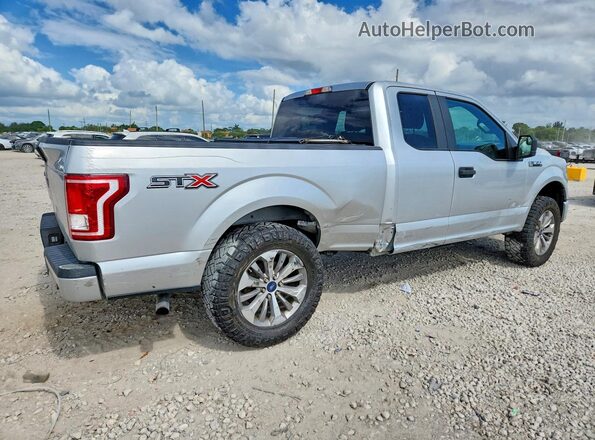 1FTEX1CP6HFA64472 2017 FORD F150 Silver Tył prawy