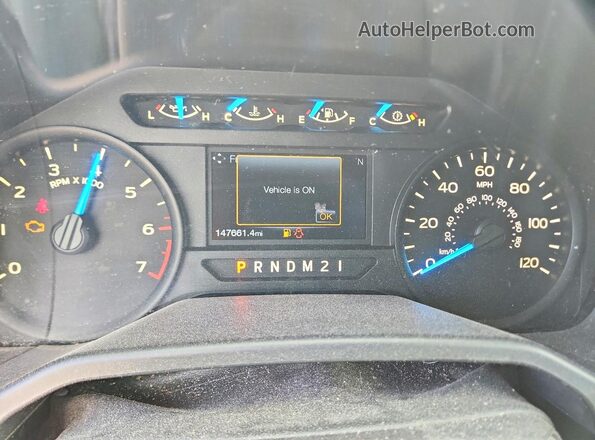 1FTEX1CP6HFA64472 2017 FORD F150 Silver Widok zestawu wskaźników