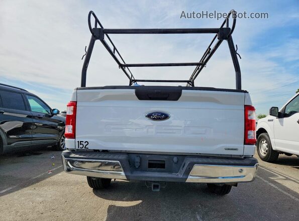1FTEX1CP6NKD23304 2022 FORD F150 Белый Вид сзади