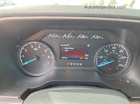 1FTEX1CP6NKD23304 2022 FORD F150 Белый Вид щитка приборов