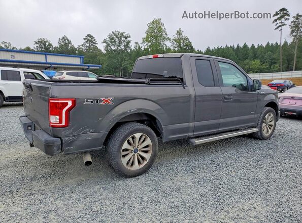 1FTEX1CP7HKE19396 2017 FORD F150 Gray Tył prawy