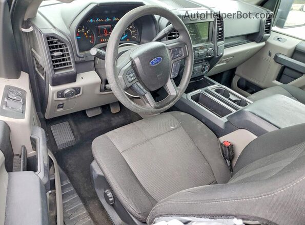 1FTEX1CP7HKE19396 2017 FORD F150 Gray Widok deski rozdzielczej