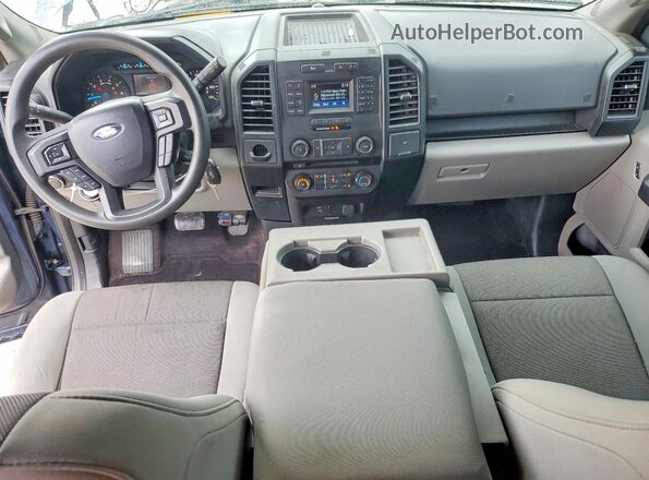 1FTEX1CPXGFA08775 2016 FORD F150 Blue Vista del salpicadero