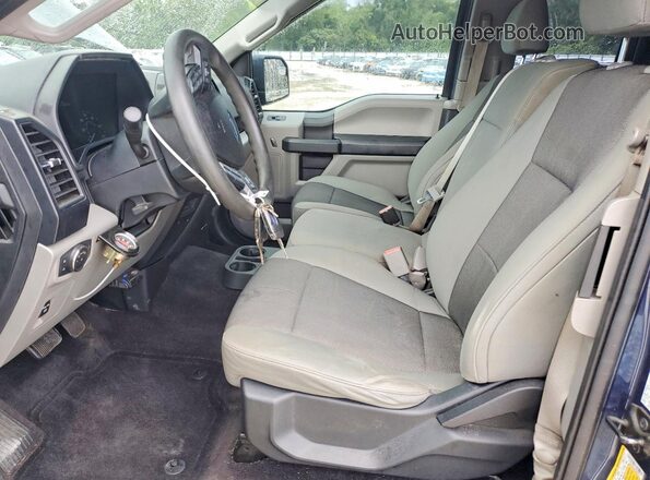 1FTEX1CPXGFA08775 2016 FORD F150 Blue Vista interior delantera