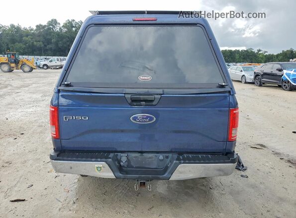 1FTEX1CPXGFA08775 2016 FORD F150 Blue Vista trasera