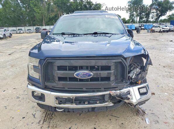 1FTEX1CPXGFA08775 2016 FORD F150 Blue Vista frontal