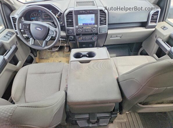1FTEX1E55LKD93353 2020 FORD F150 Белый Вид панели приборов