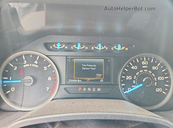1FTEX1E55LKD93353 2020 FORD F150 Белый Вид щитка приборов