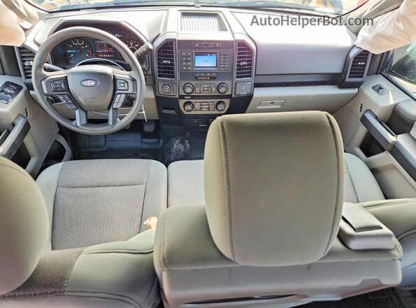 1FTEX1EB1JFA28647 2018 FORD F150 Black წინა პანელის ხედი