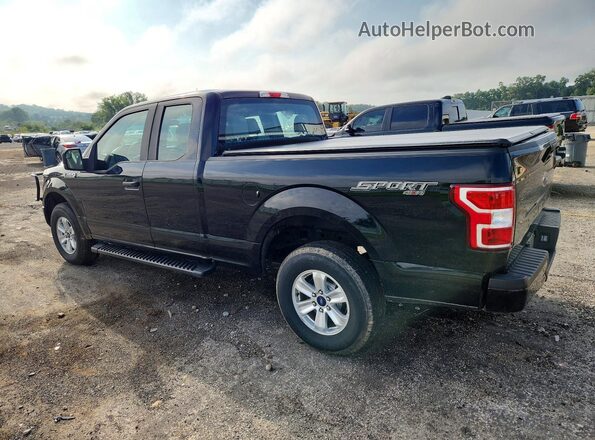 1FTEX1EB1JFA28647 2018 FORD F150 Black უკანა მარცხენა