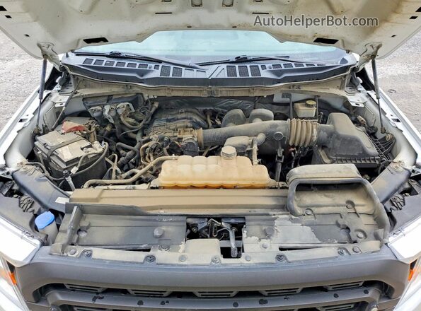 1FTEX1EB4MKD58486 2021 FORD F150 White უკანა სალონის ხედი