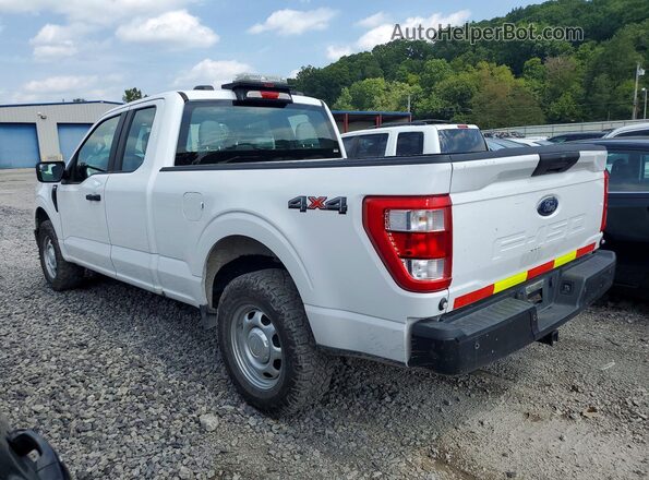 1FTEX1EB4MKD58486 2021 FORD F150 White უკანა მარცხენა