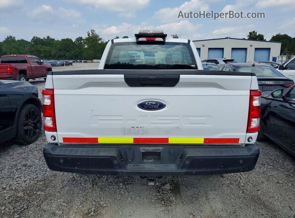 1FTEX1EB4MKD58486 2021 FORD F150 White უკანა ხედი