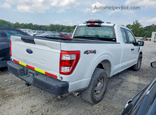 1FTEX1EB4MKD58486 2021 FORD F150 White უკანა მარჯვენა
