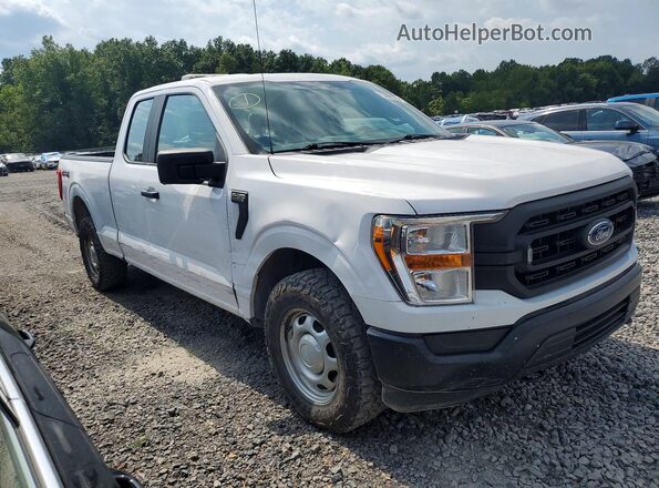 1FTEX1EB4MKD58486 2021 FORD F150 White წინა მარჯვენა