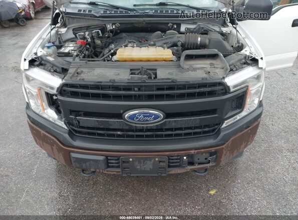 1FTEX1EB7JFB02878 2018 FORD F150 Белый Вид сзади