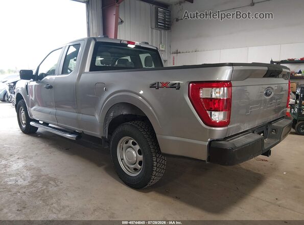 1FTEX1EB9MFB38477 2021 FORD F150 Silver Tył lewy