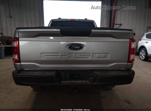 1FTEX1EB9MFB38477 2021 FORD F150 Silver 