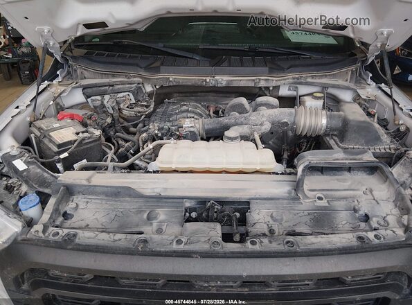 1FTEX1EB9MFB38477 2021 FORD F150 Silver Widok z tyłu