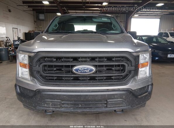 1FTEX1EB9MFB38477 2021 FORD F150 Silver Widok zestawu wskaźników
