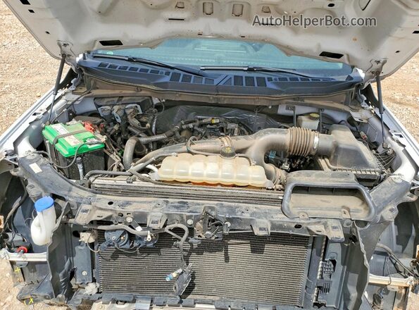 1FTEX1EP1NFA04026 2022 FORD F150 Белый Вид задней части салона