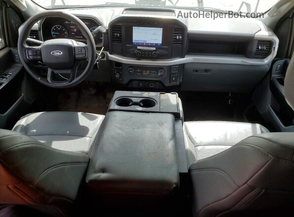 1FTEX1EP1NFA04026 2022 FORD F150 Белый Вид панели приборов