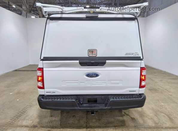 1FTEX1EP3MKF02928 2021 FORD F150 White Вид ззаду