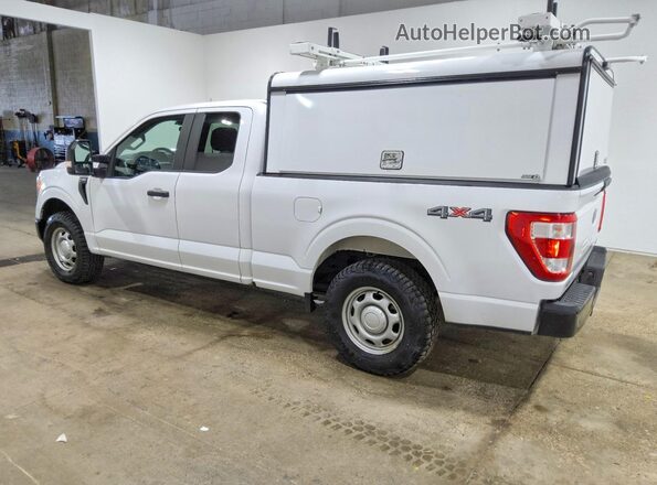 1FTEX1EP3MKF02928 2021 FORD F150 White Задня ліва чверть
