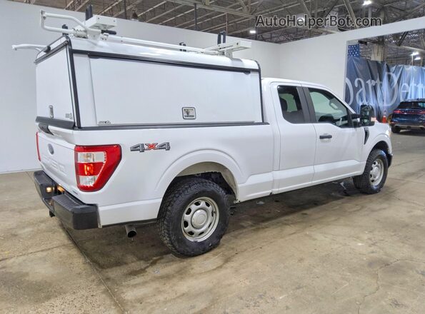 1FTEX1EP3MKF02928 2021 FORD F150 White Задня права чверть