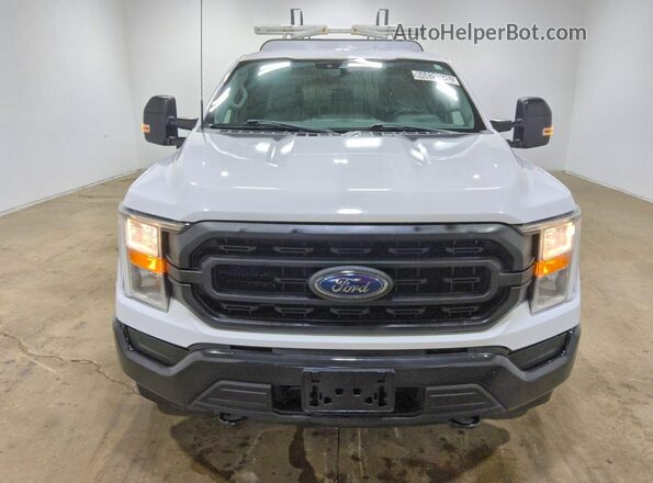 1FTEX1EP3MKF02928 2021 FORD F150 White Вид спереду