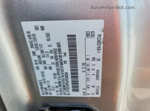 1FTEX1EP6JFE54054 2018 FORD F150 White Widok komory silnika