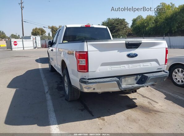 1FTEX1EP6JKE60122 2018 FORD F150 White Rear left