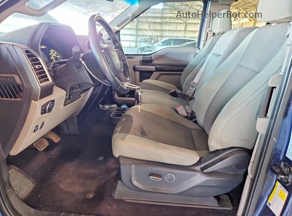 1FTEX1EP8GFA29010 2016 FORD F150 Blue წინა სალონის ხედი