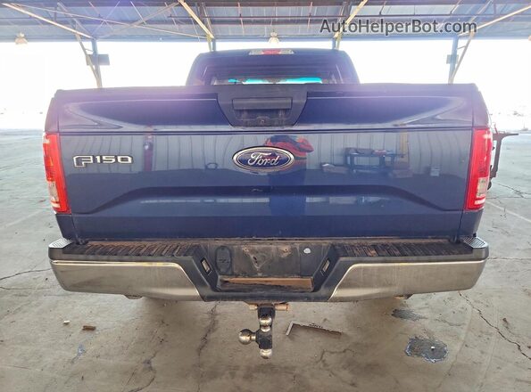 1FTEX1EP8GFA29010 2016 FORD F150 Blue უკანა ხედი