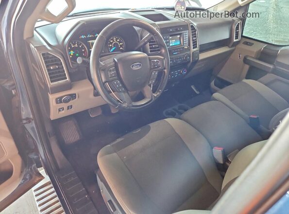 1FTEX1EP8GFA29010 2016 FORD F150 Blue წინა პანელის ხედი