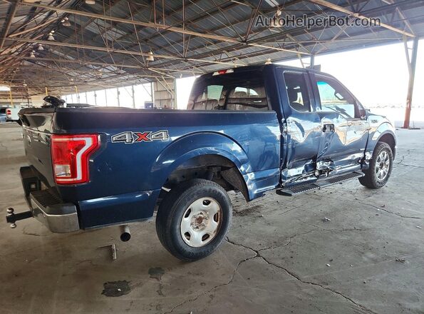 1FTEX1EP8GFA29010 2016 FORD F150 Blue უკანა მარჯვენა